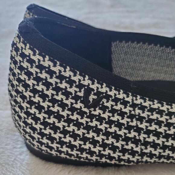 Vivaia Margot 2.0 flats, Houndstooth, Square Toe, Size 41 EU/9.5 US - Picture 4 of 6